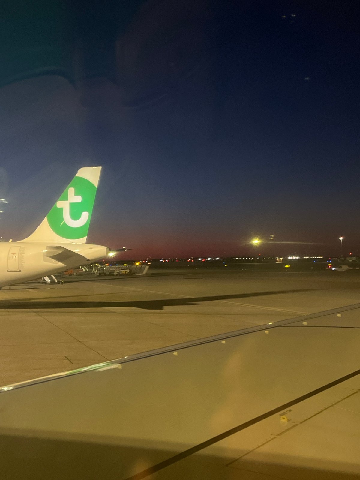 Early morning Transavia flight departure documented at Paris-Orly Airport
