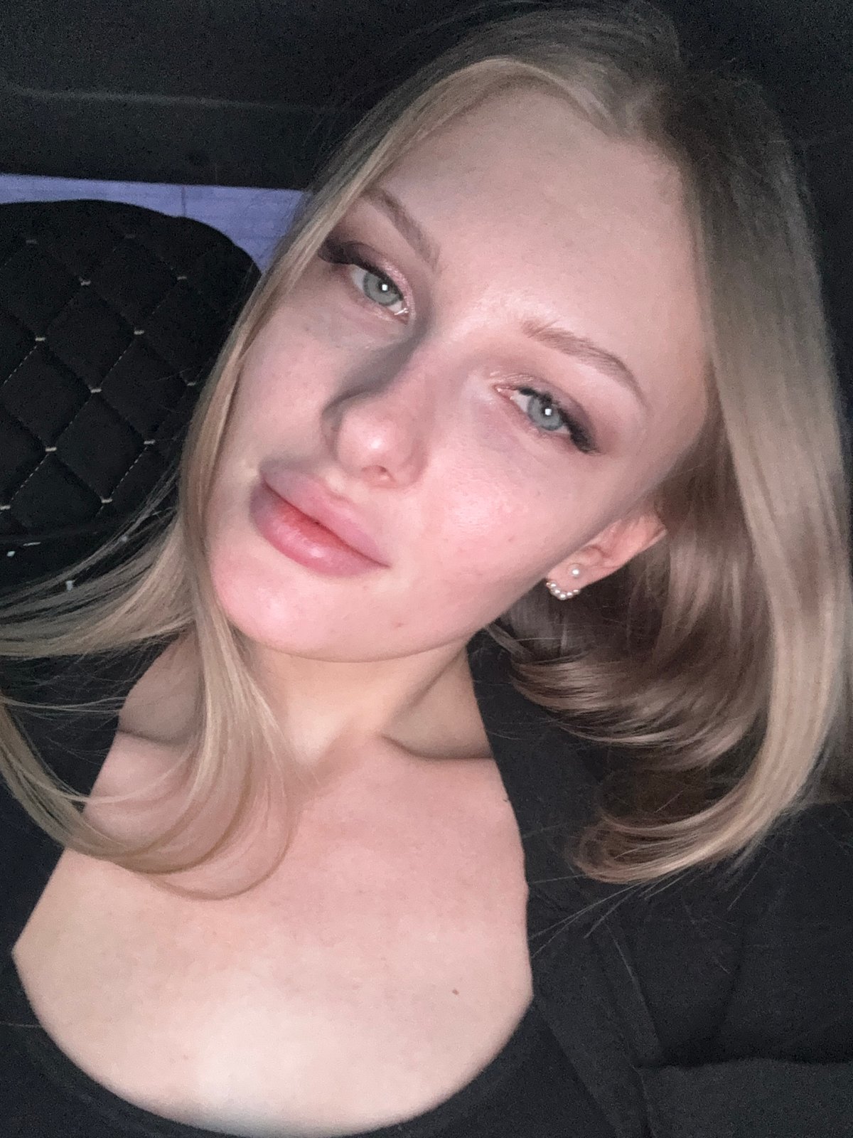 Woman photographed in unusual position inside vehicle in Perm