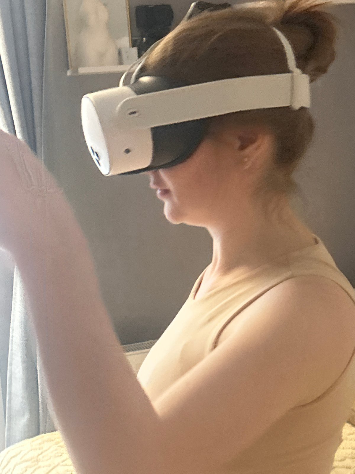 VR session in a cozy Perm apartment with eclectic decor