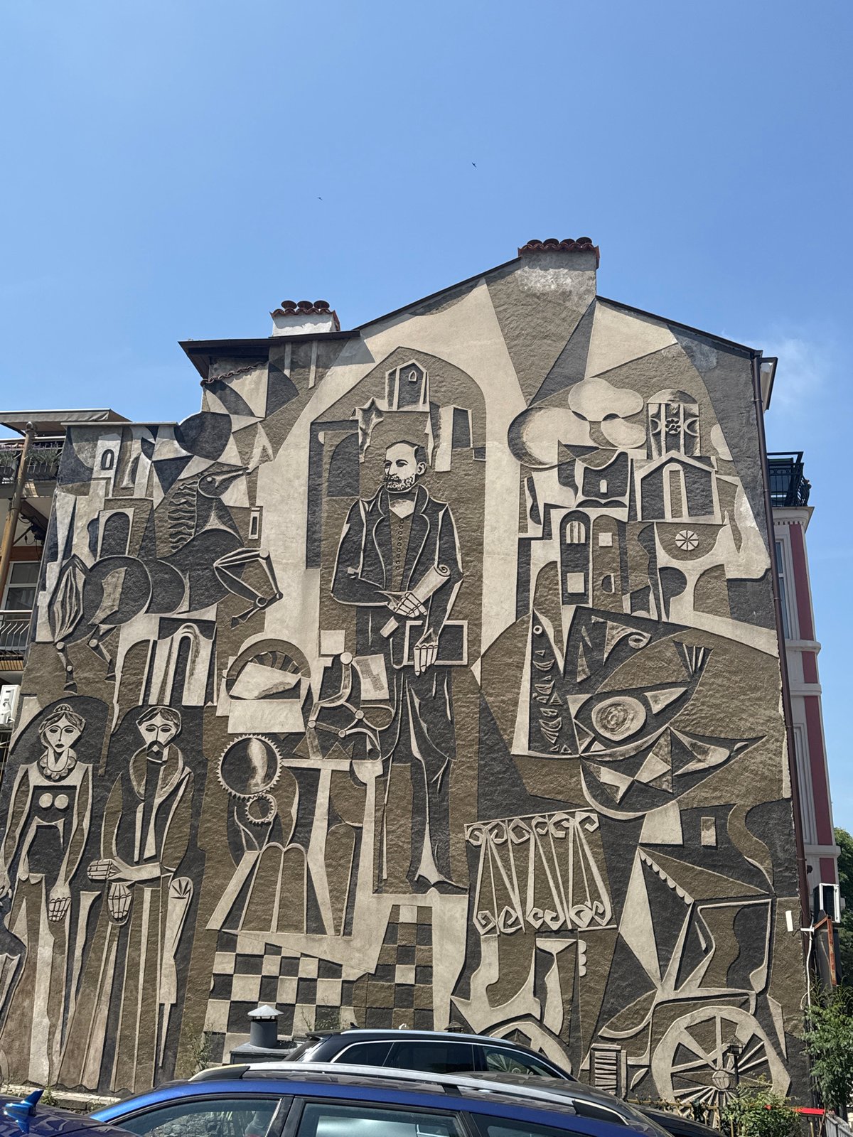 Morning scenes documented across sunny Plovdiv, Bulgaria