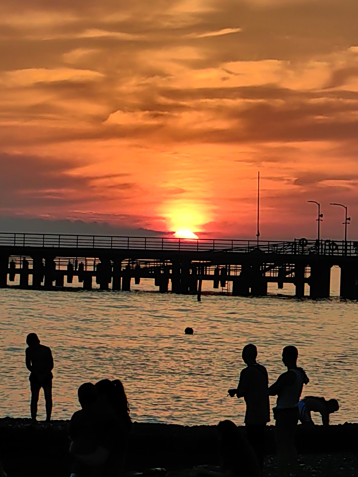 Witness captures golden hour sunset along Sochi's Black Sea coast