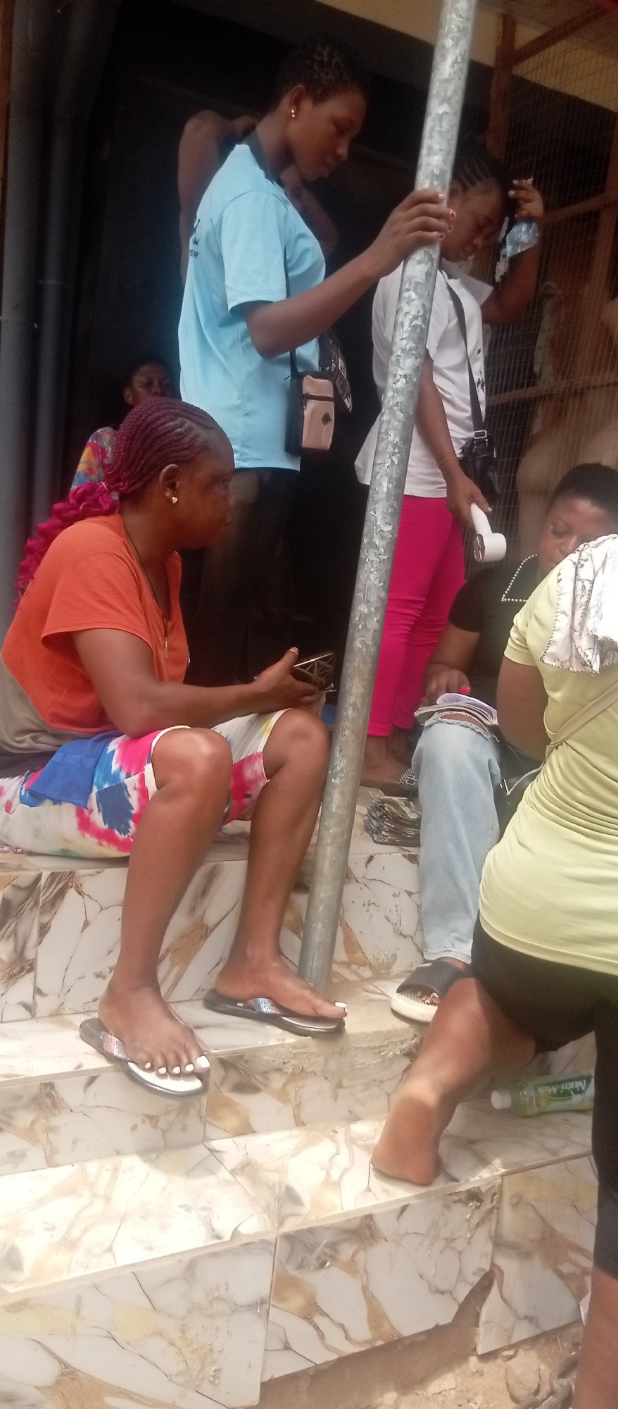 Daily life scenes documented across Fegge, Nigeria marketplace