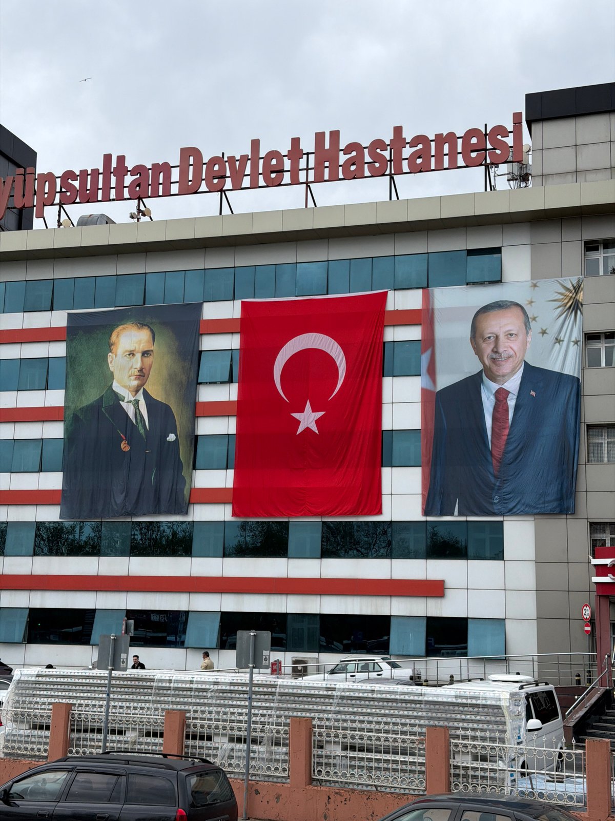 Eyüpsultan State Hospital exterior documented in Istanbul