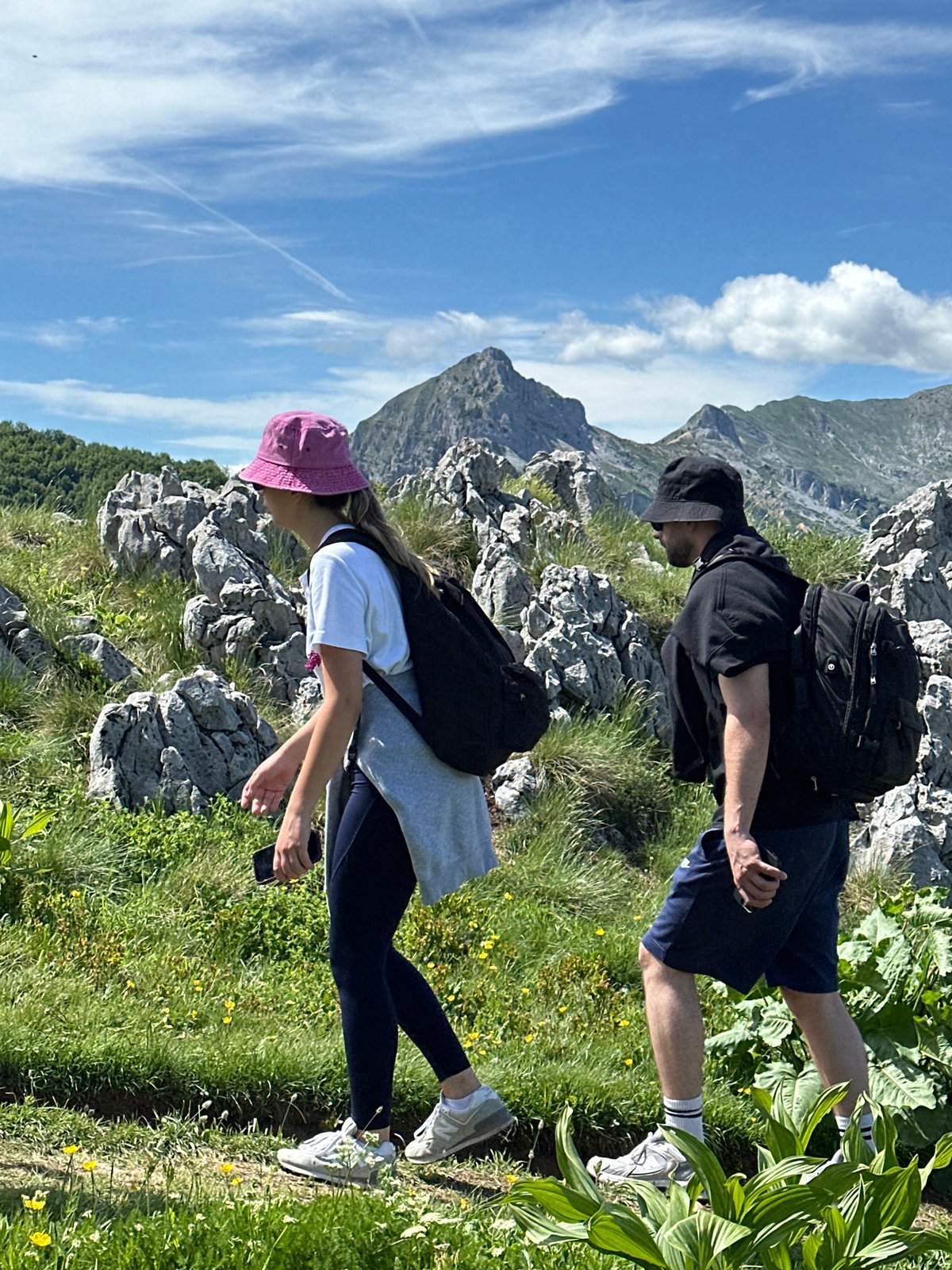 Mountain hiking adventure in Donja, Montenegro with trail discoveries