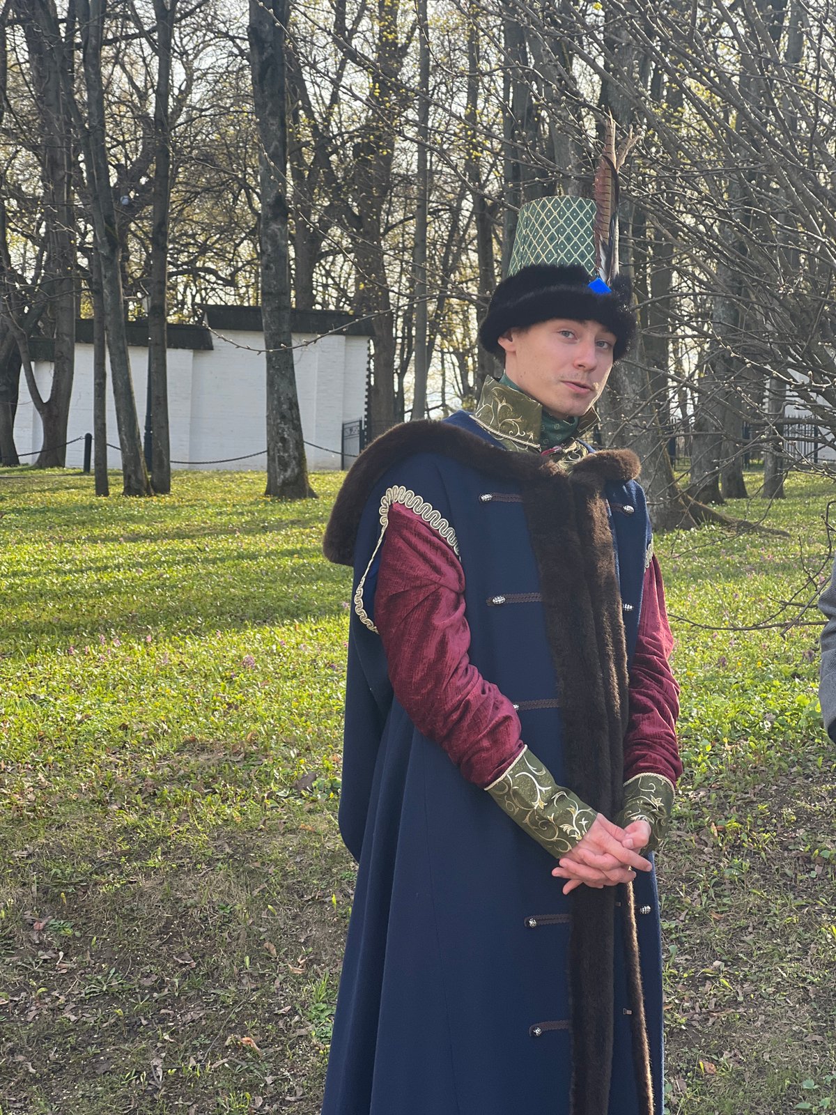 Tourist documents Moscow's historic churches and Kremlin sites