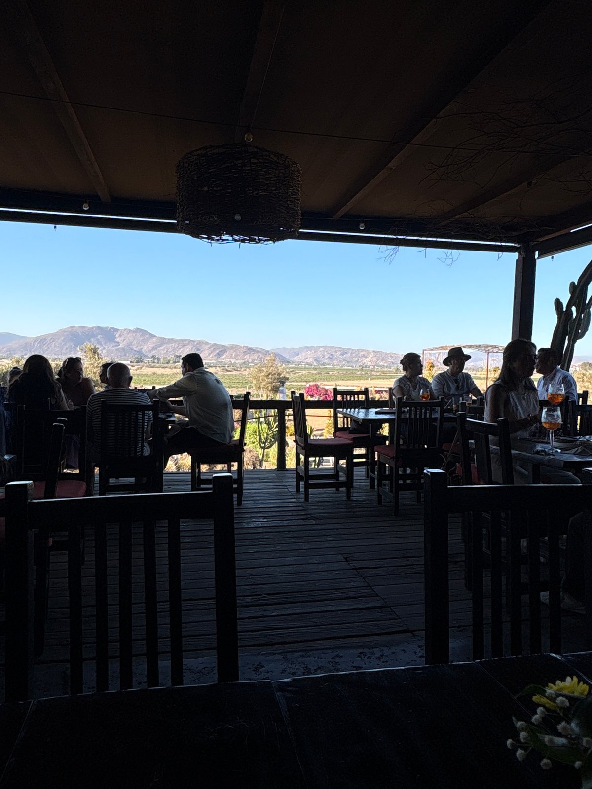 Outdoor dining with mountain views at Artículo Ciento Quince