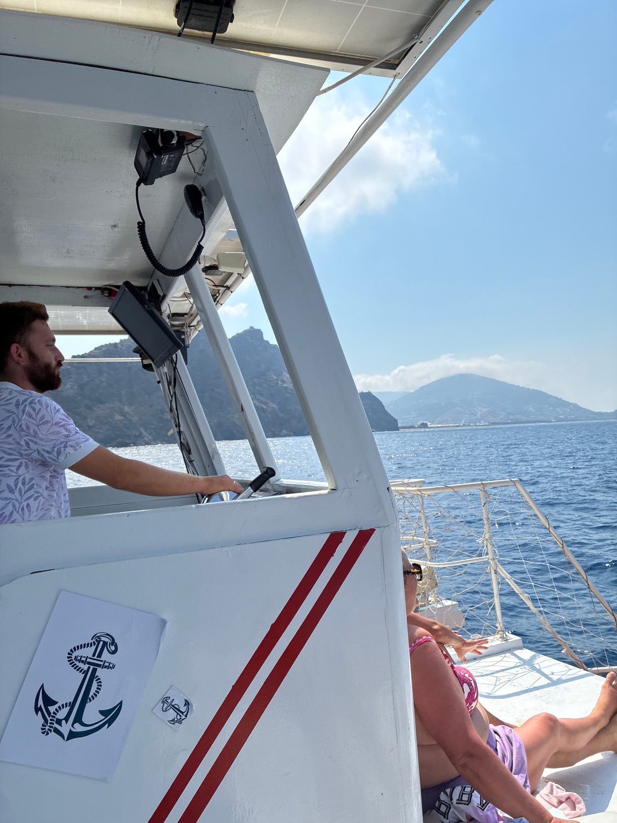 Morning boat trip along the Gazipaşa Mediterranean coast