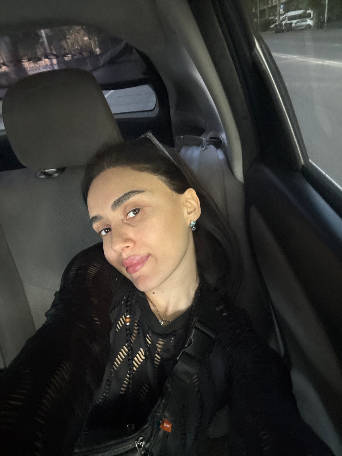 Woman observed in car near Tbilisi construction site