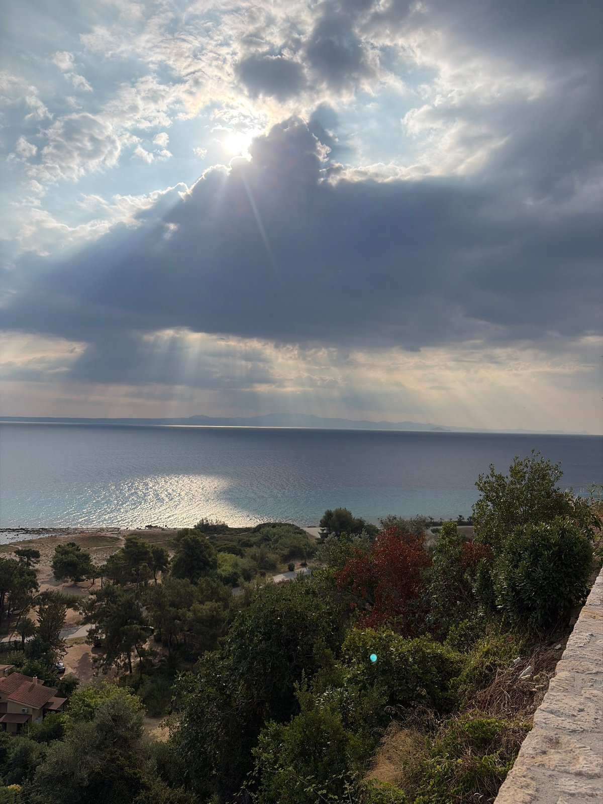 Morning scenes from a quiet Aegean coastal village in Kassandra