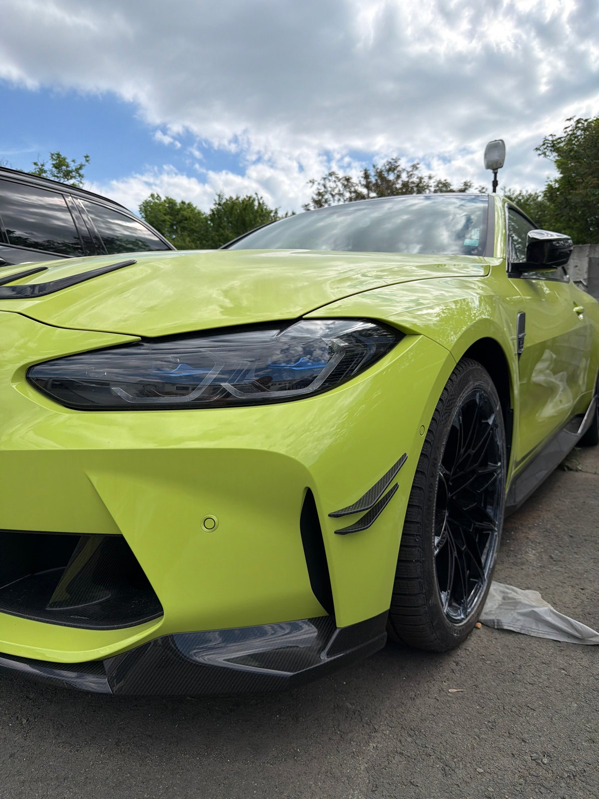 Yellow BMW M4 spotted parked in Burgas, Bulgaria