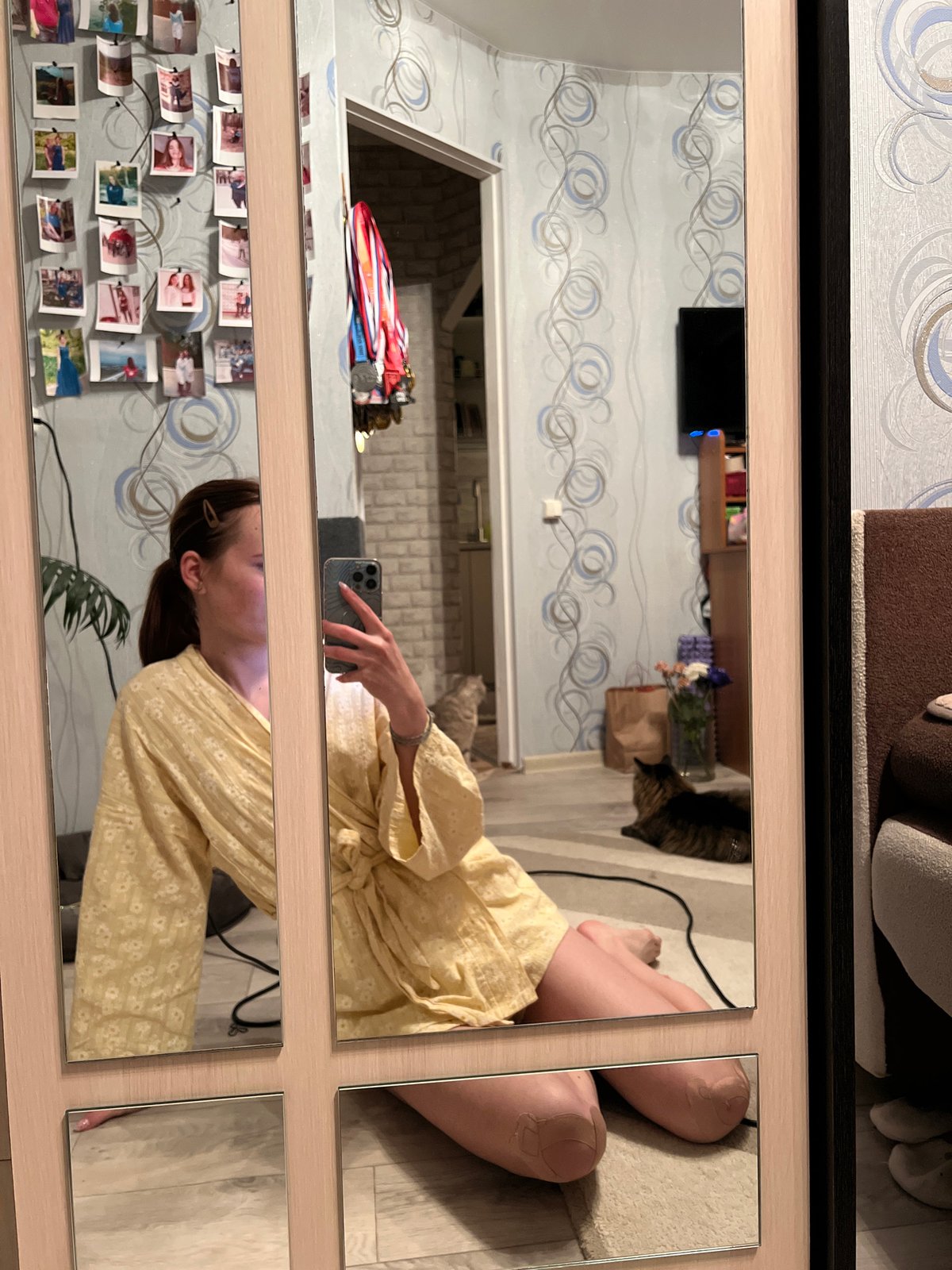 Residents document daily life through selfies in Chaikovsky home