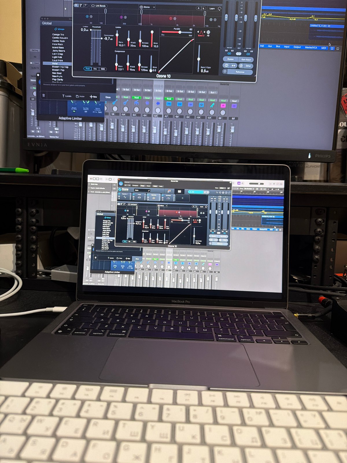 Music production setup spotted in Sofia studio