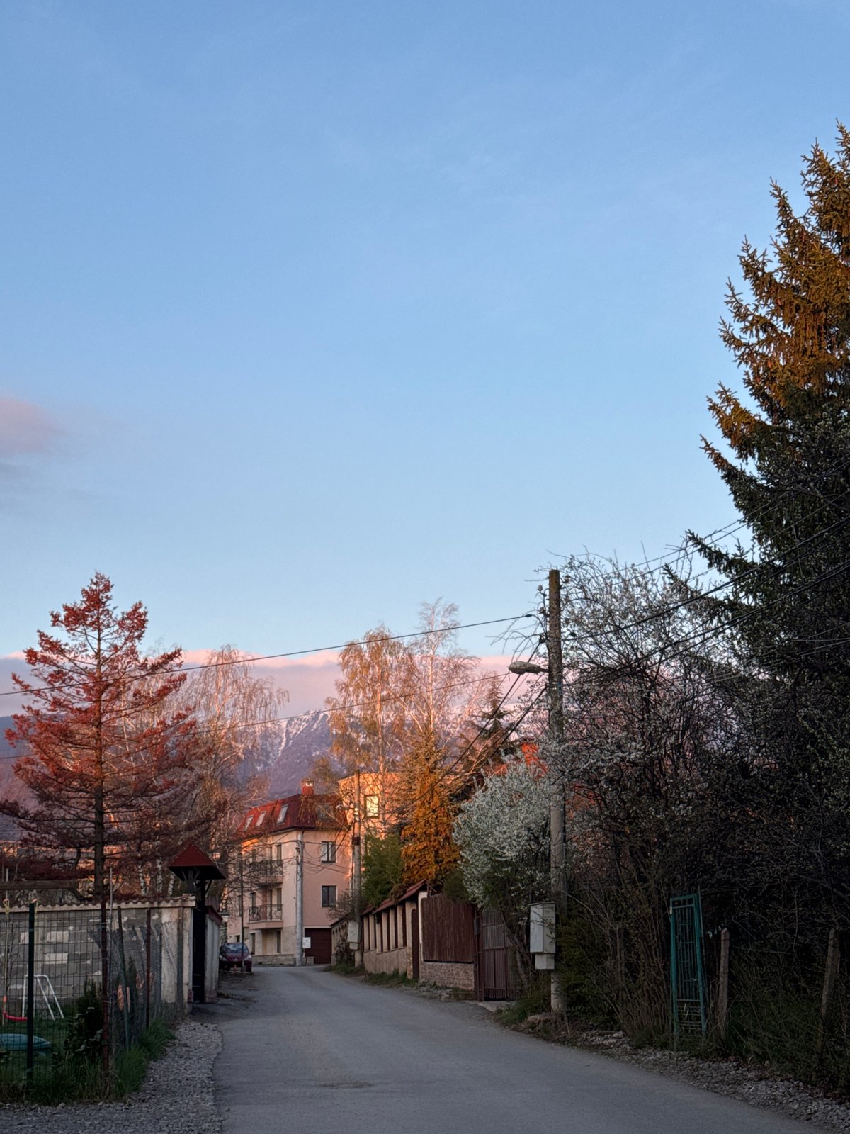 Early morning scenes captured across Sofia residential and urban areas