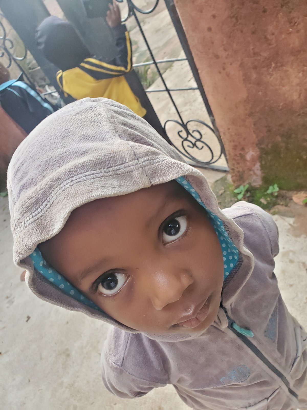Kids playing and posing on the streets of Jos, Nigeria