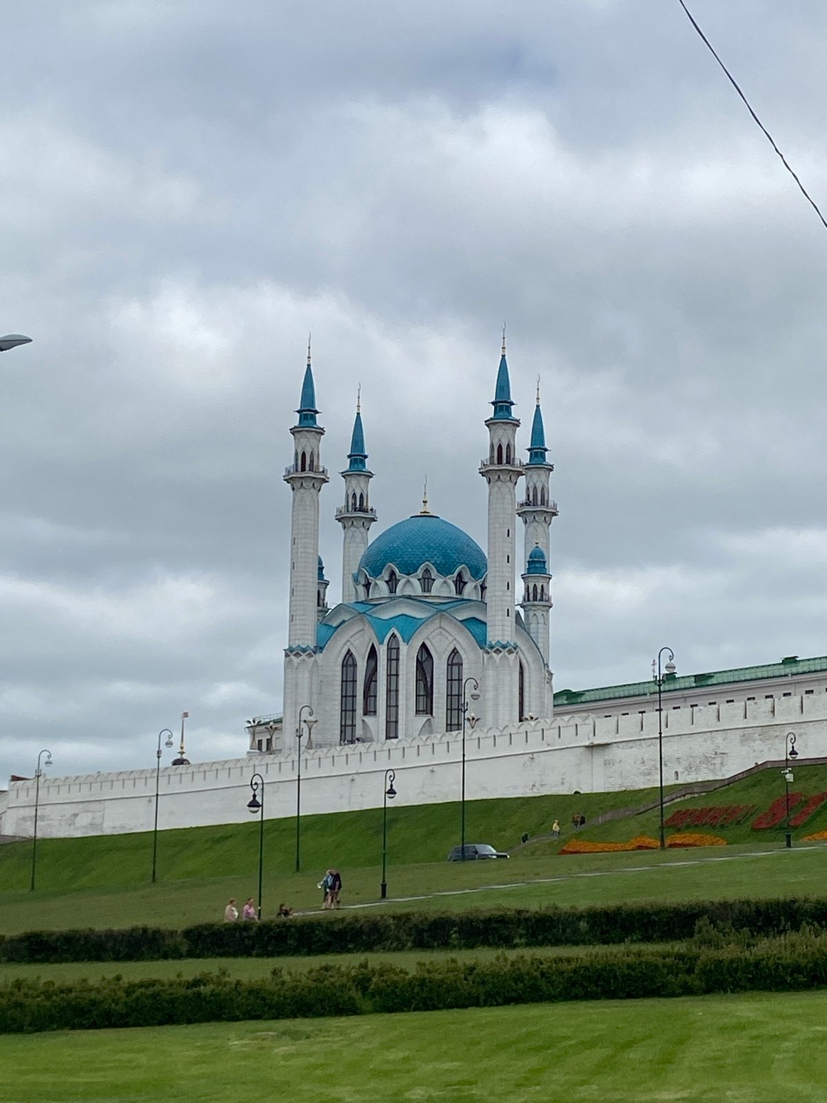 Morning architectural tour of Kazan landmarks captured under overcast skies
