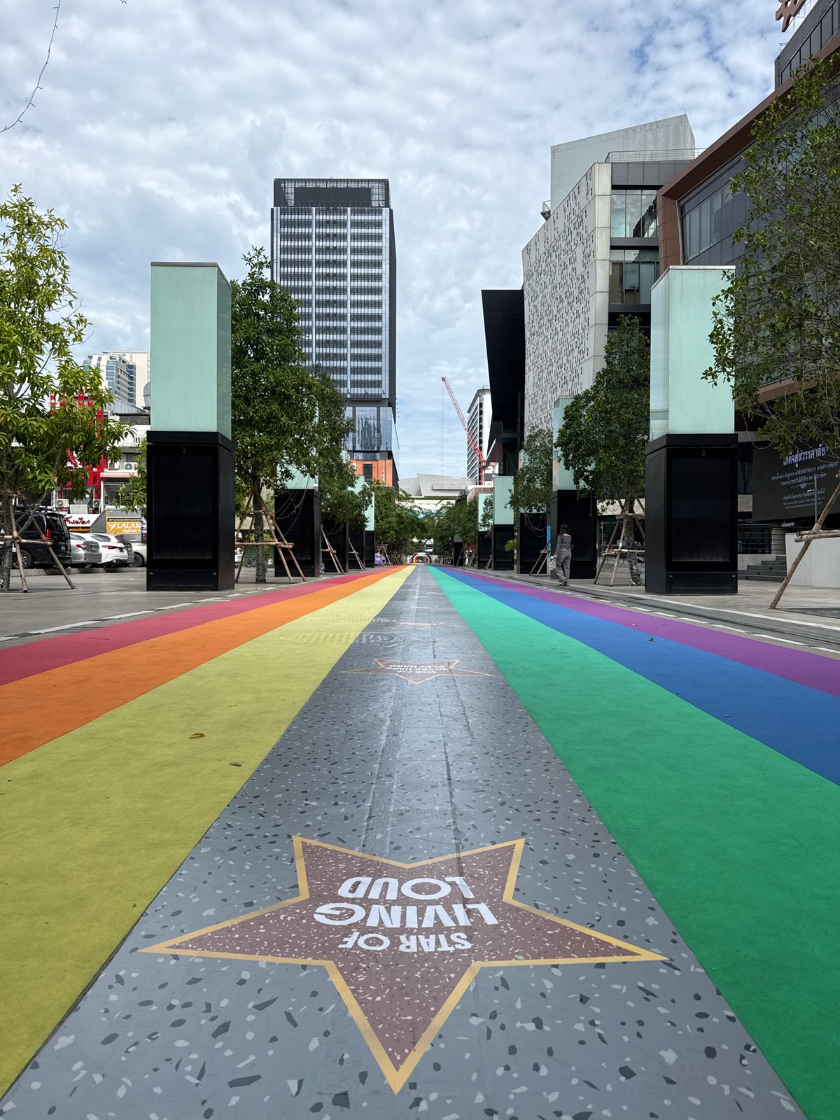 Bangkok's Pride street decorations on full display