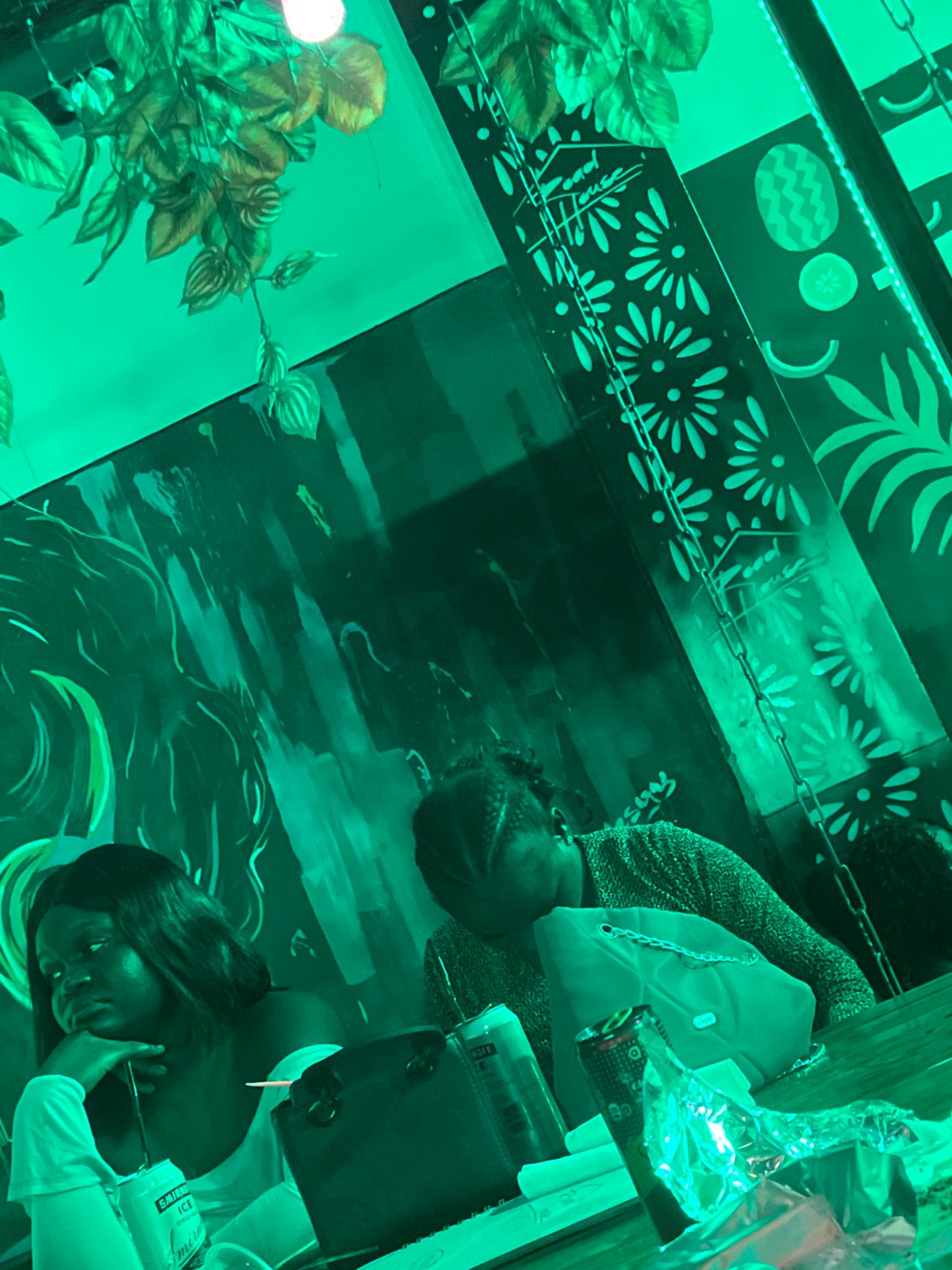 Late night scenes captured inside decorated Howayi bar lounge