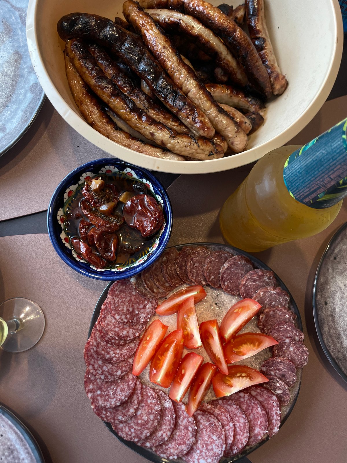 Meal spread documented in Подшивалово, Russia
