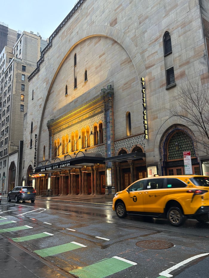 Rainy evening documented around West 55th Street, Midtown Manhattan