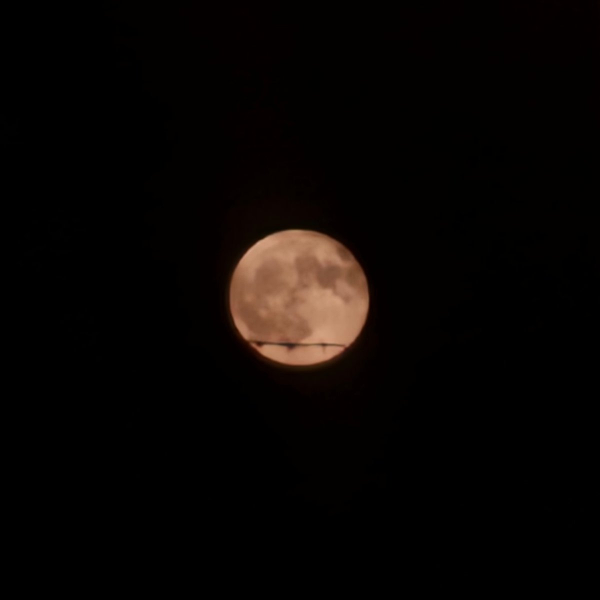 Full moon rises over Ventimiglia, reflected and framed by the night