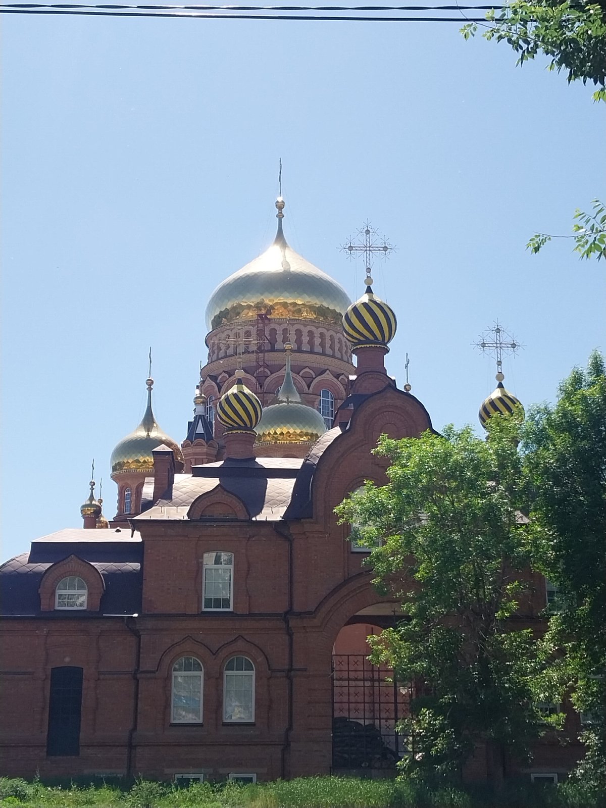 St. Nicholas Cathedral photographed in Orenburg, Russia