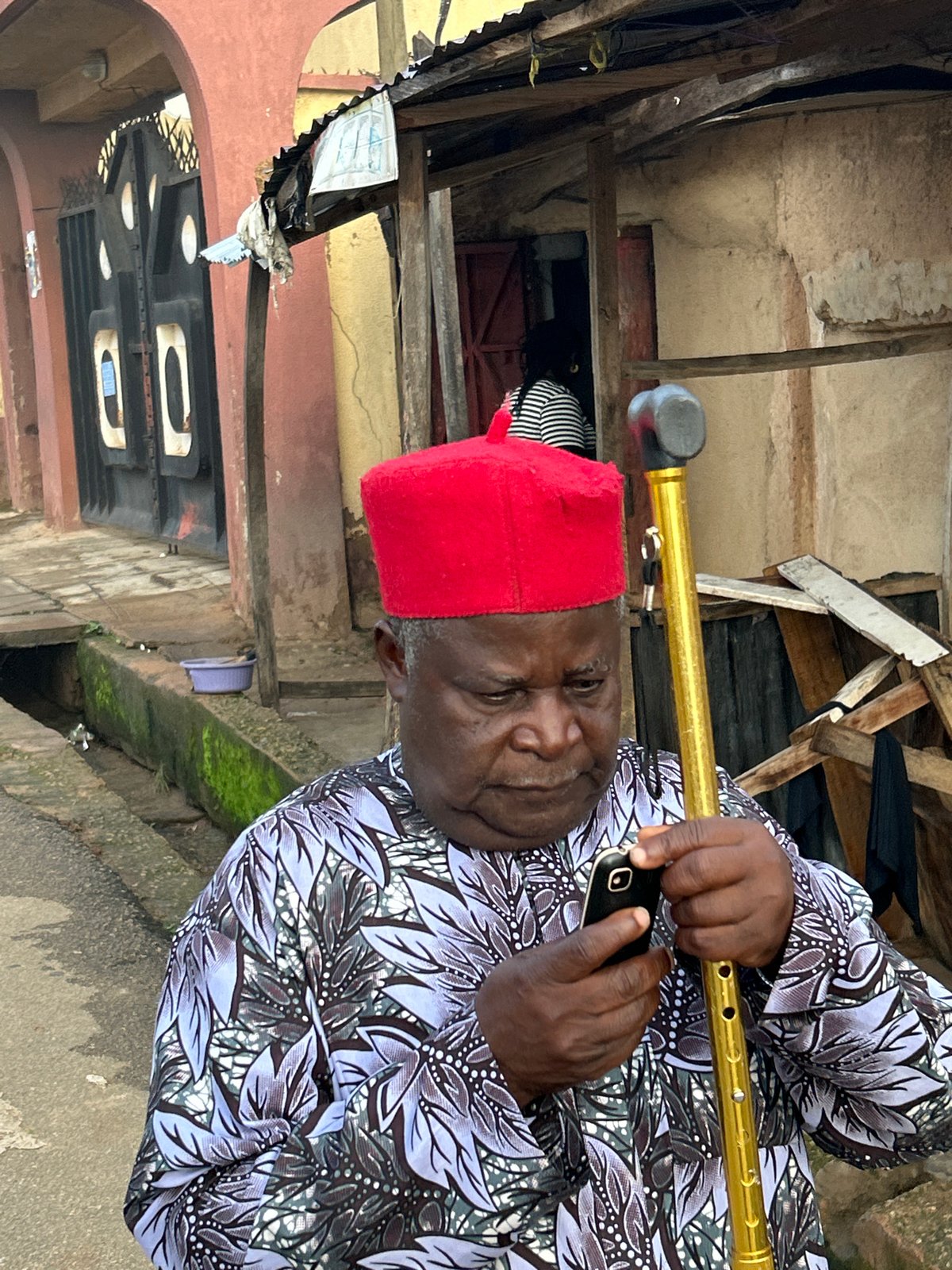 Morning street life in Jos, Nigeria