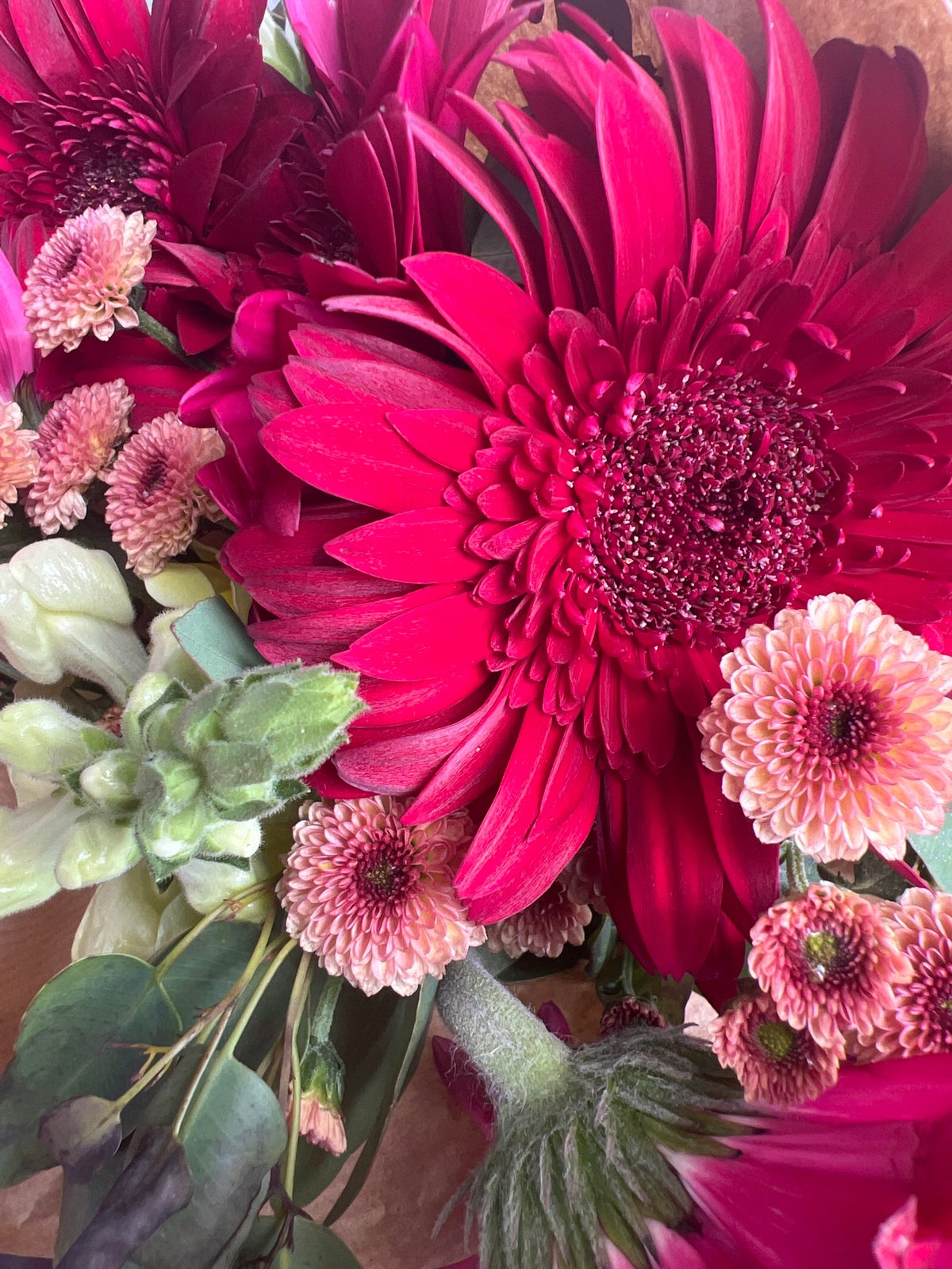 Flower bouquets and street scenes from Hadera, Israel