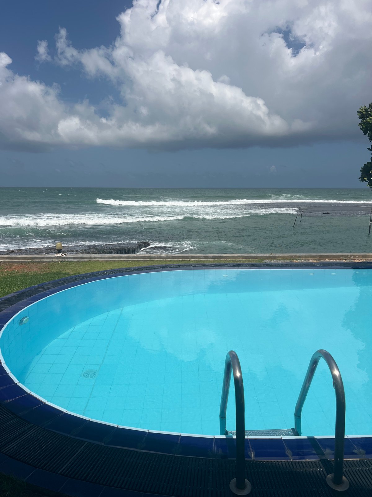 Lazy beach morning at a Sri Lanka coastal retreat