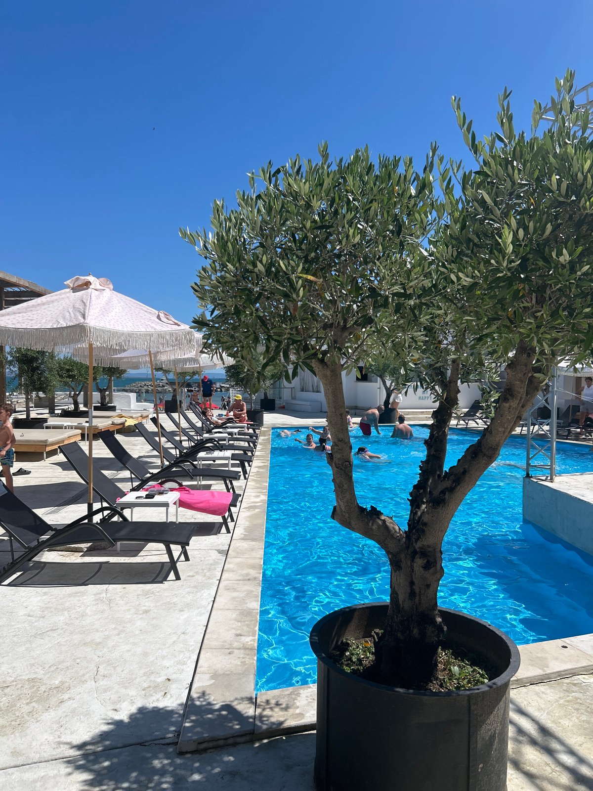 Beach club morning in Burgas with a birthday in the mix