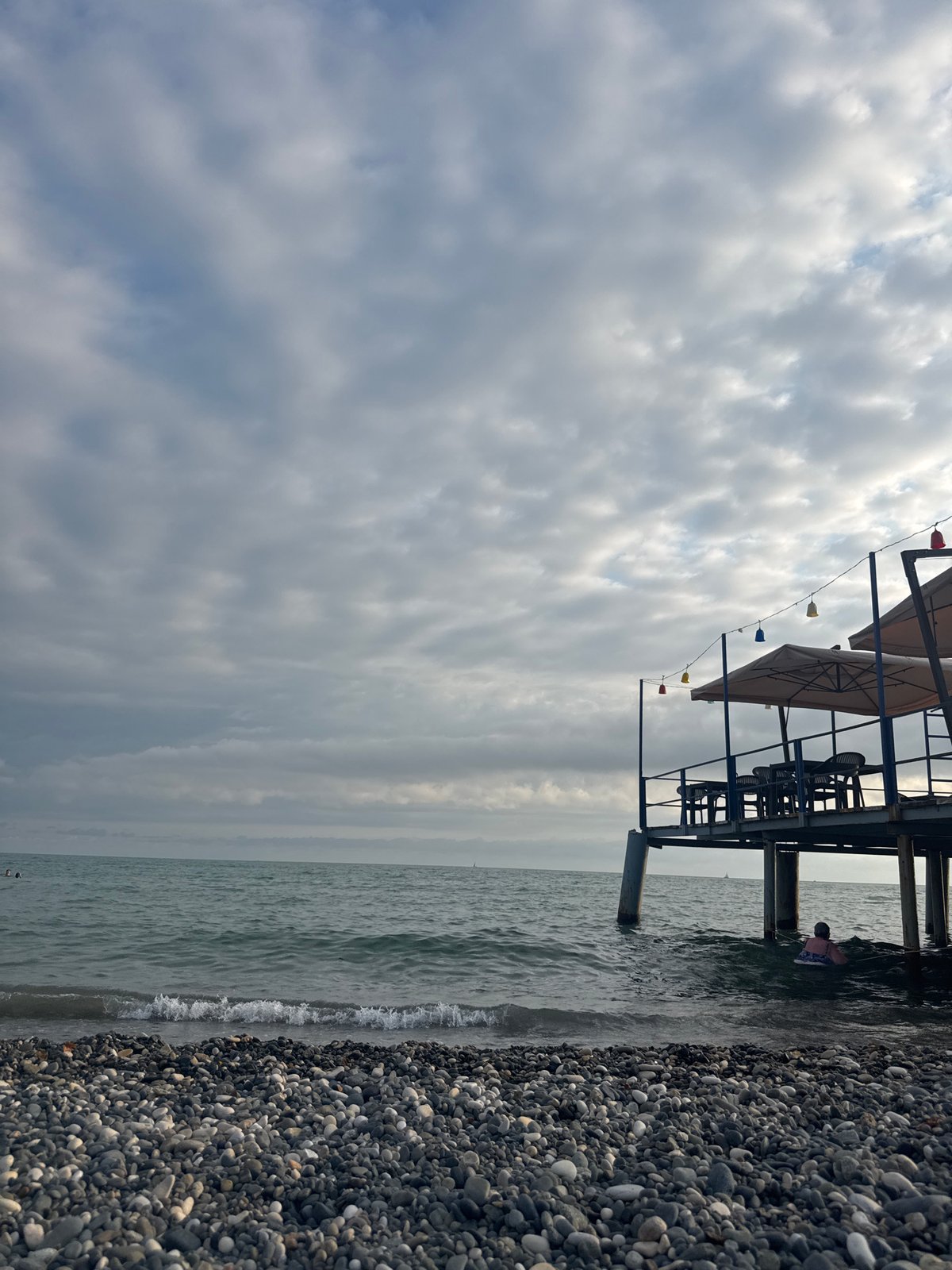 Afternoon on the Sokhumi waterfront, Abkhazia