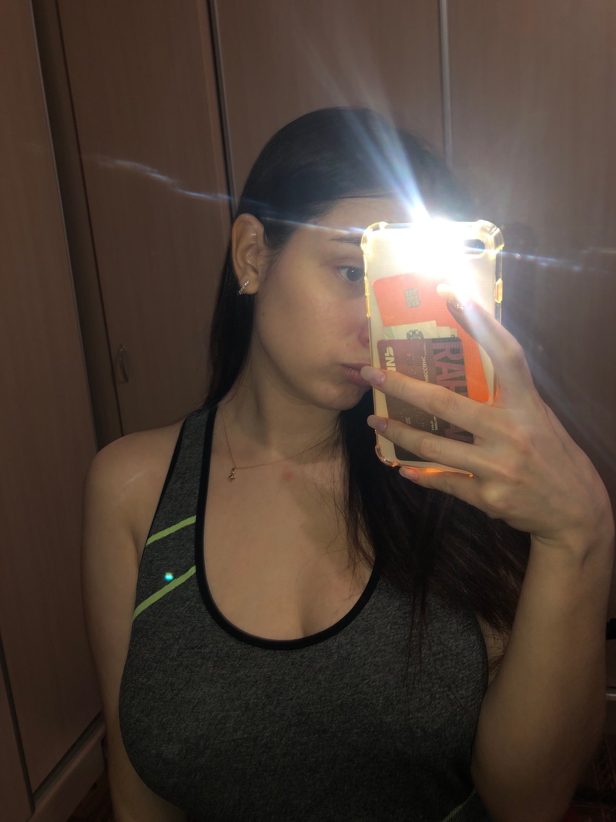 Face filter photos captured in Noviy, Russia