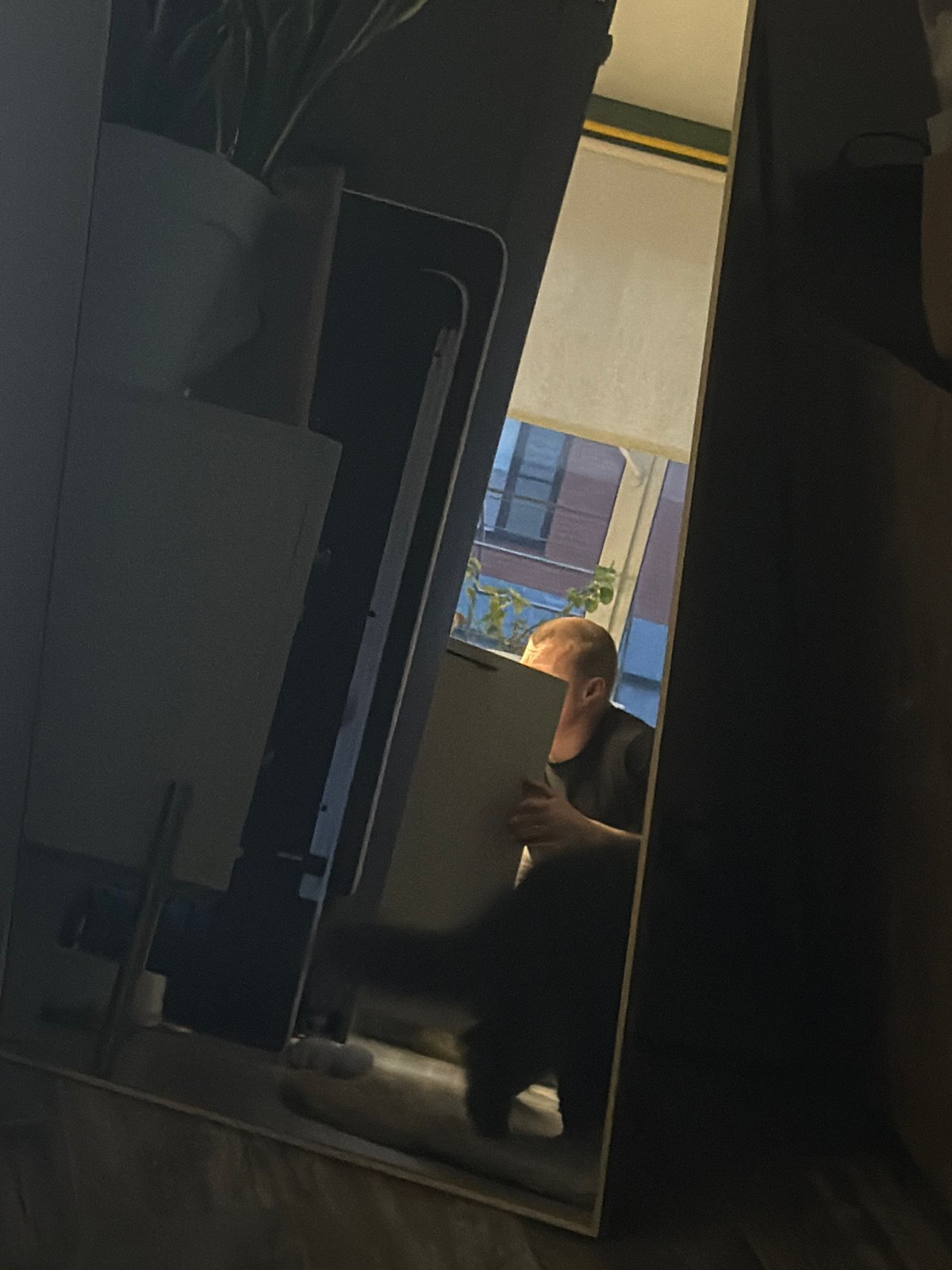Man observed in residential interior in Bol'shaya Shil'na, Russia