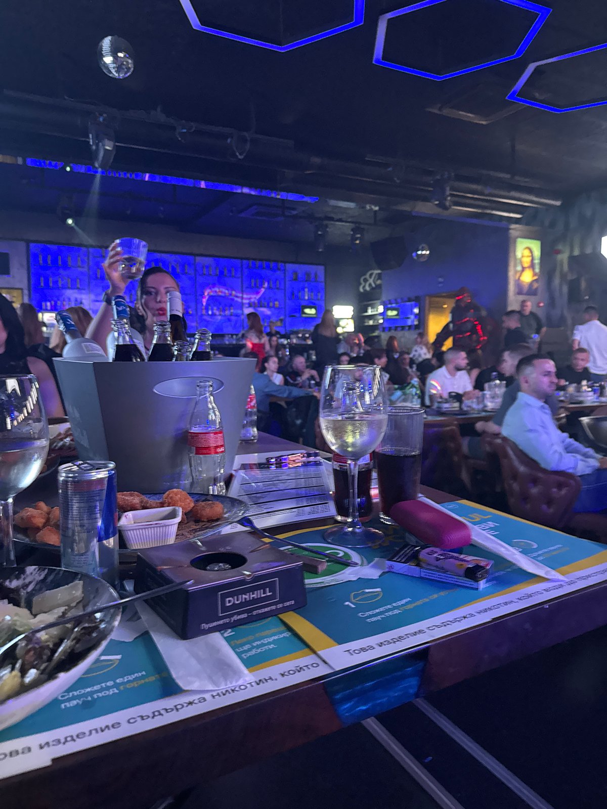 Evening documentation of Sofia nightlife venues and city scenes