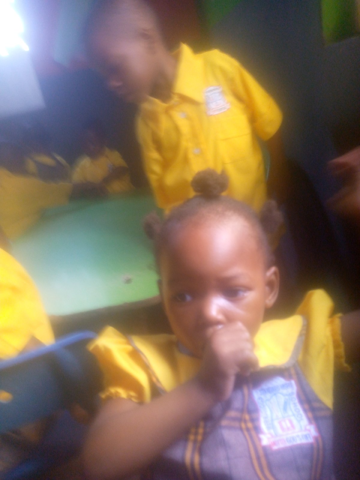 School day begins for uniformed children in Ikorodu classroom