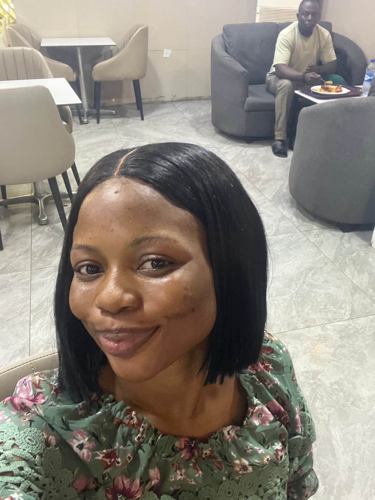 Woman makes hand gestures at Ikeja restaurant establishment