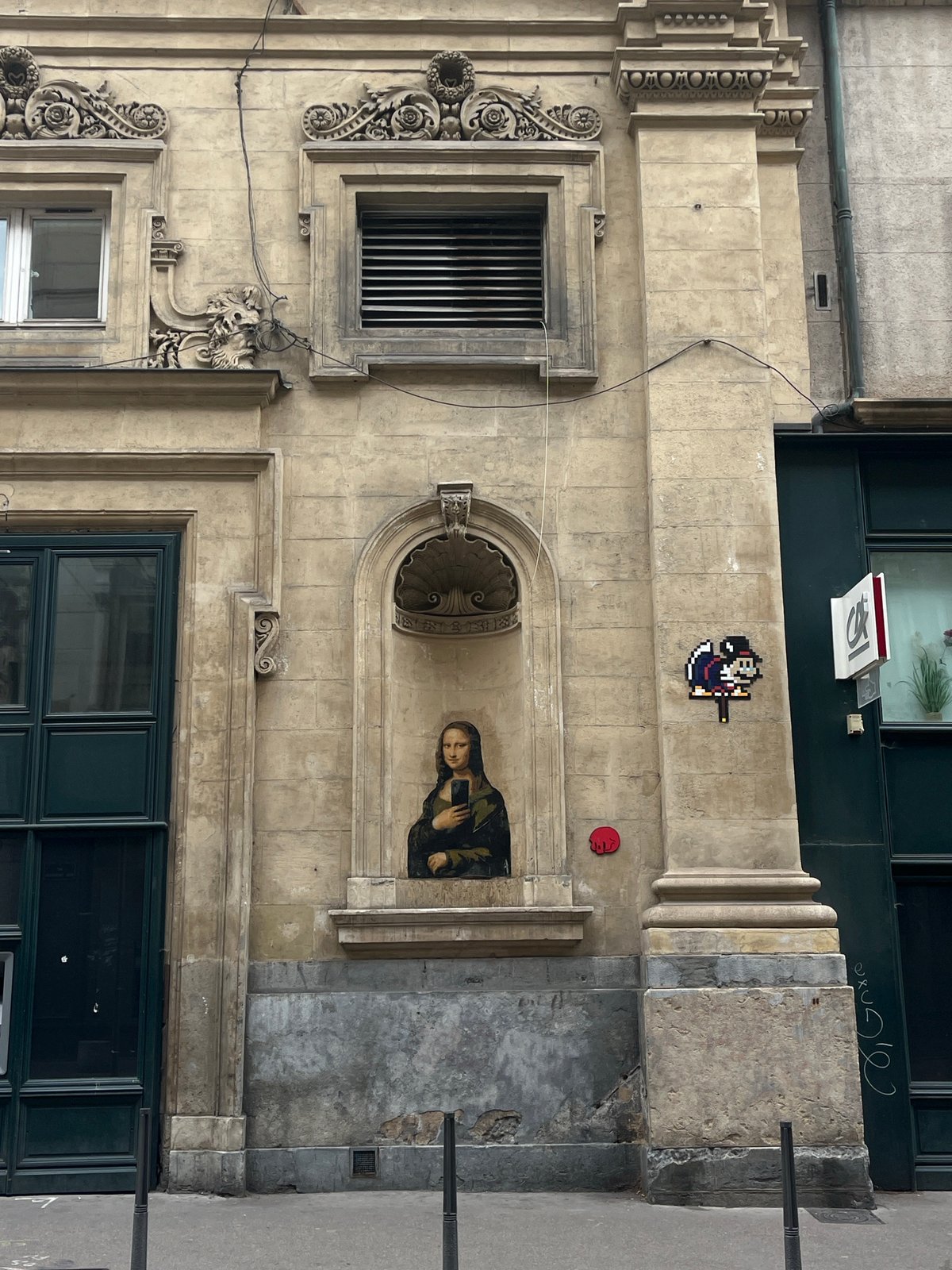 Architectural details documented on Lyon building facade