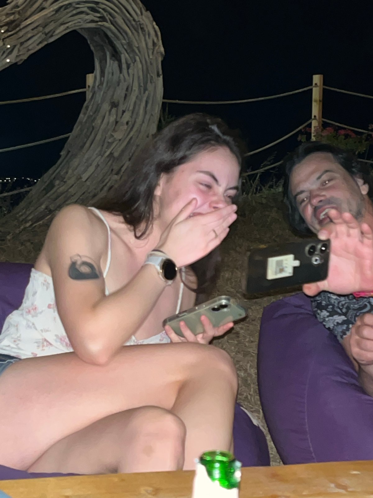 Relaxed summer night out in Lozenets, Bulgaria