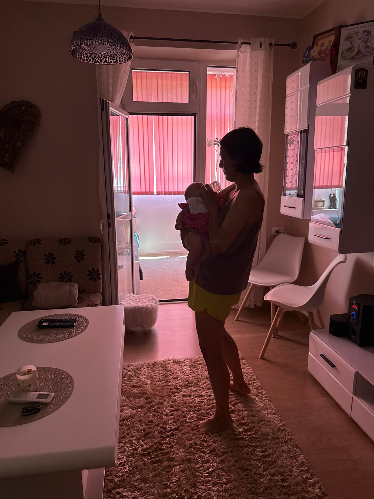 Family morning routine documented in Stamboliyski, Bulgaria homes