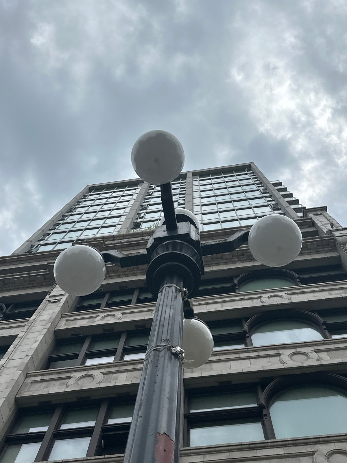Street-level details outside The Bridal Gallery, New Westminster