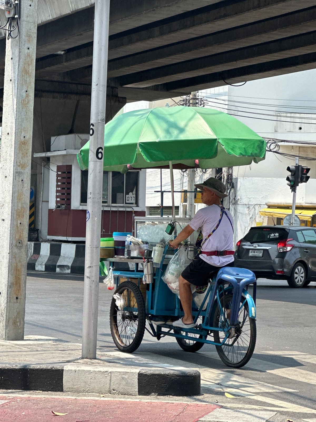 Morning street life documented across Bangkok neighborhoods