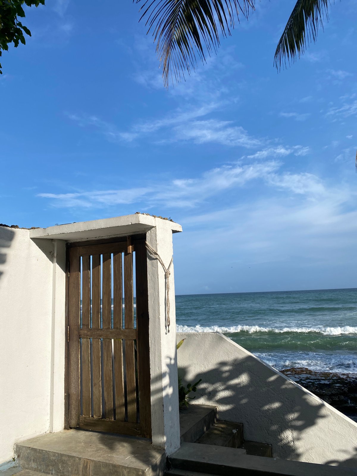 Coastal gate structure observed in Goviyapana, Sri Lanka