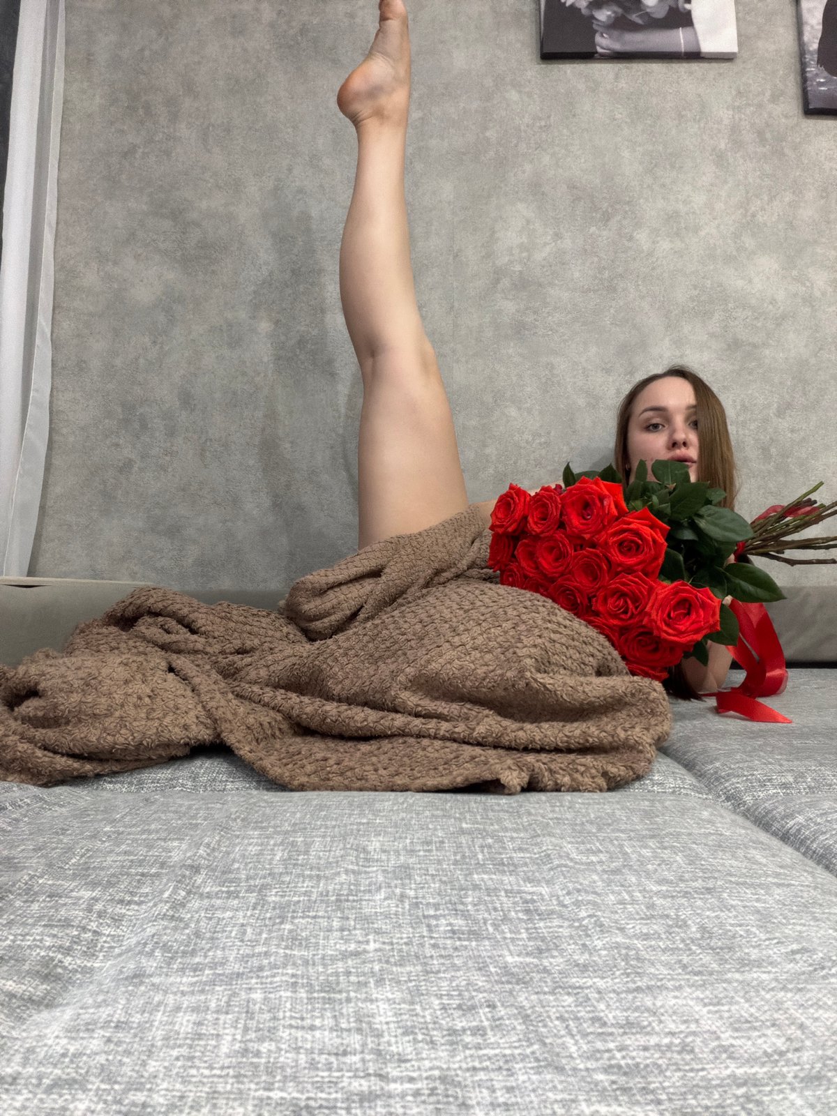 Morning domestic scenes with roses captured in Chaikovsky home