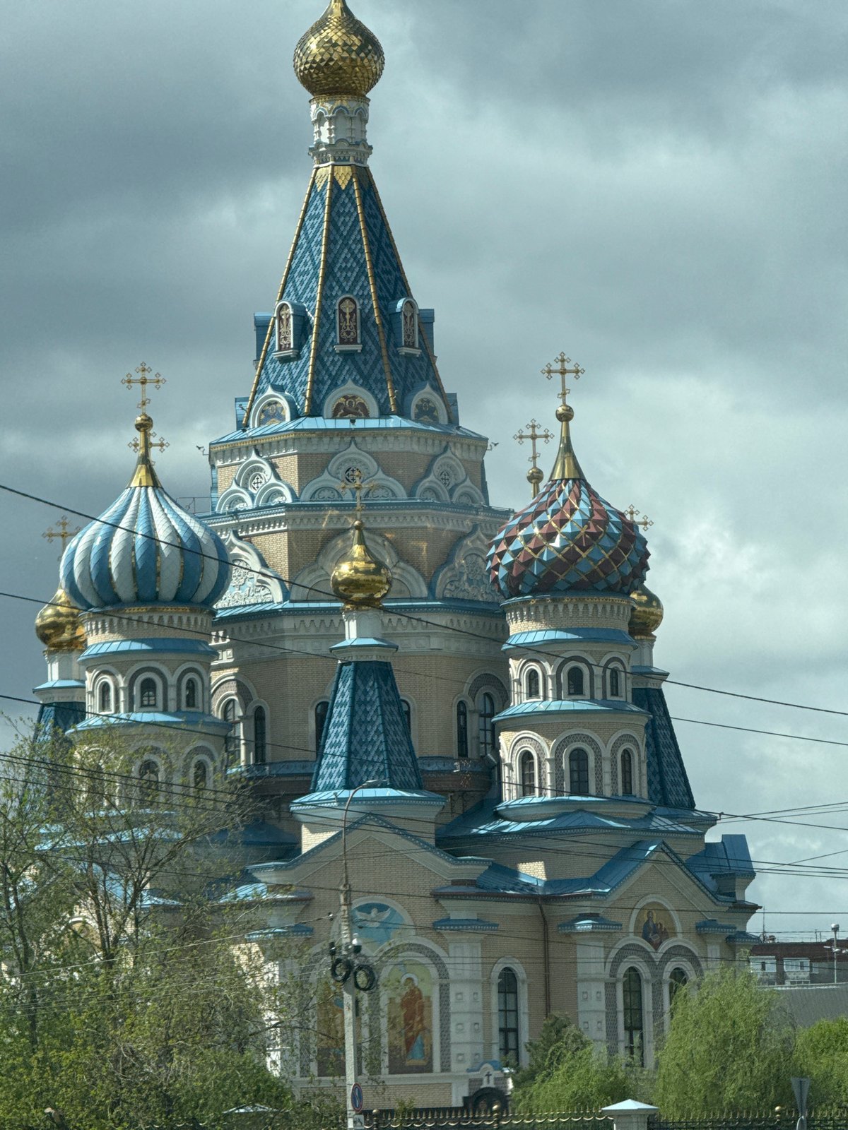 St. Michael's Cathedral architectural details documented in Izhevsk