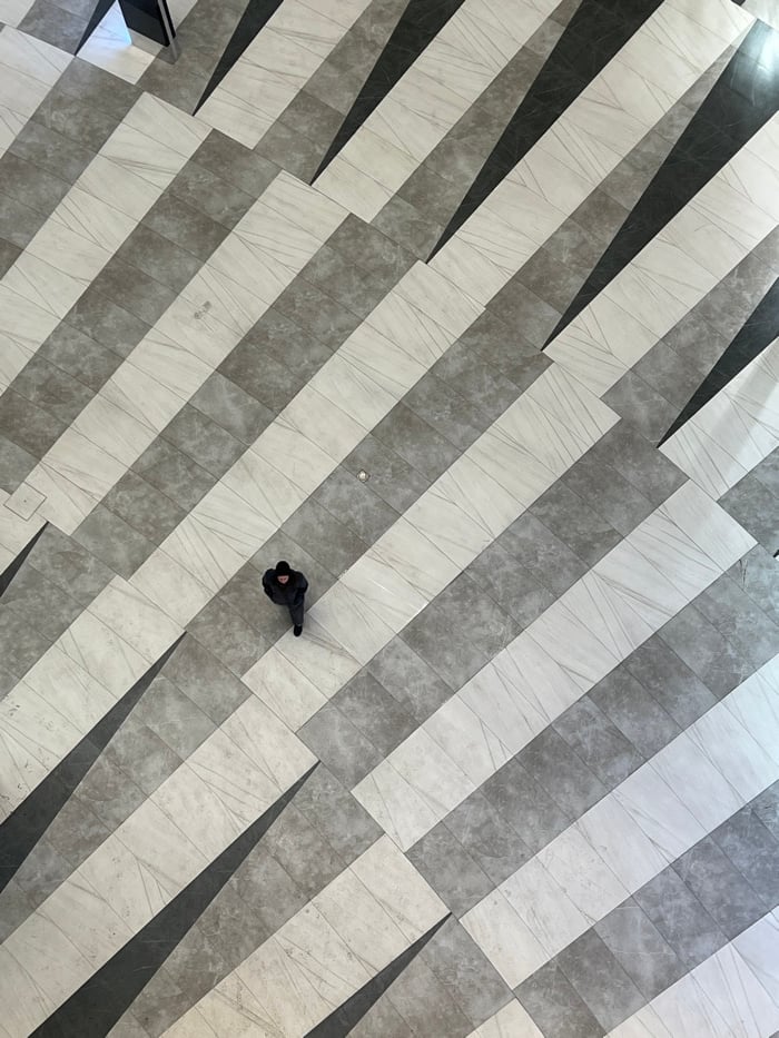Evening life unfolds across Saint Petersburg's gyms and malls