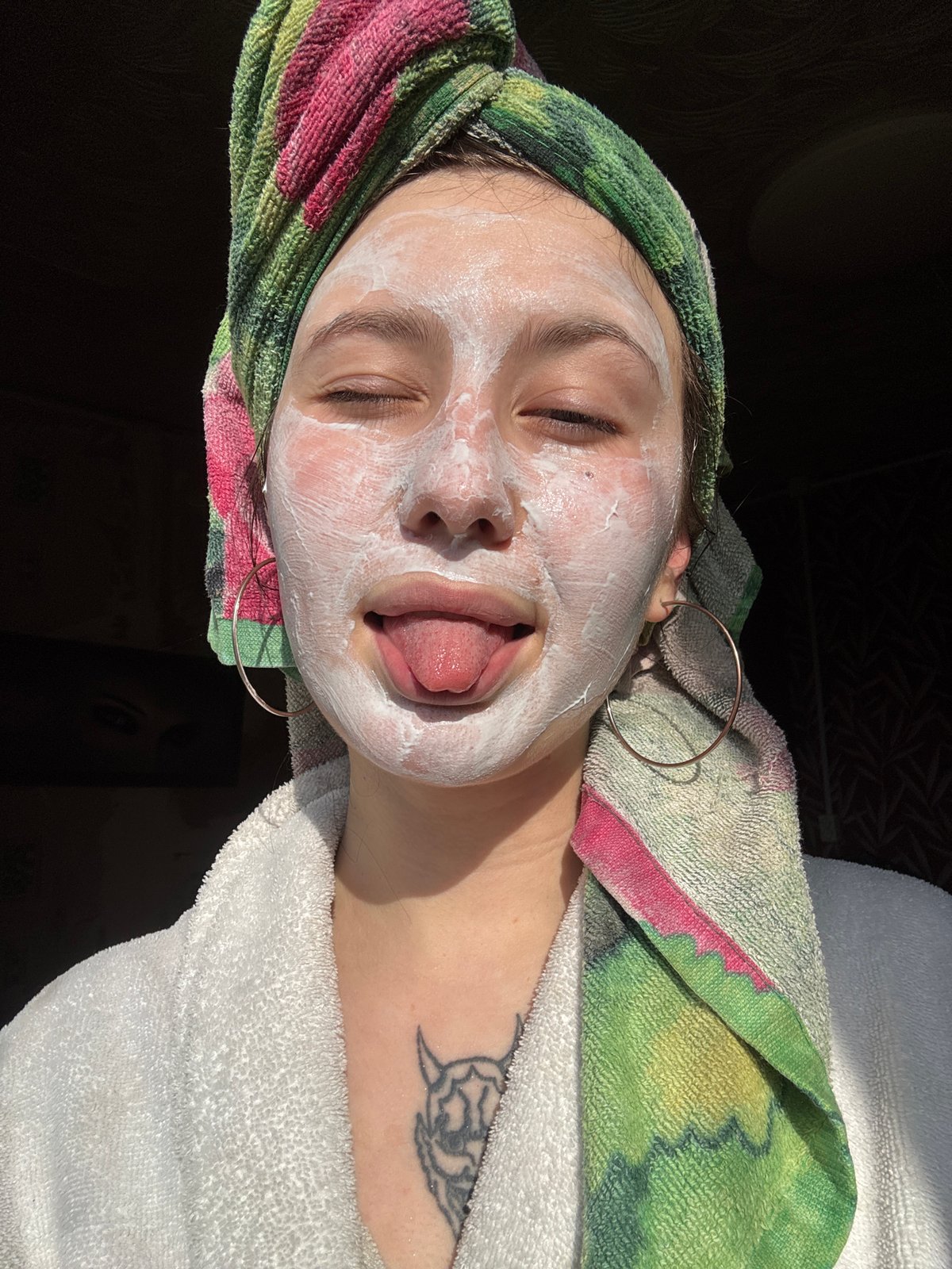 Spa treatment and flower bouquet captured in Foki, Russia
