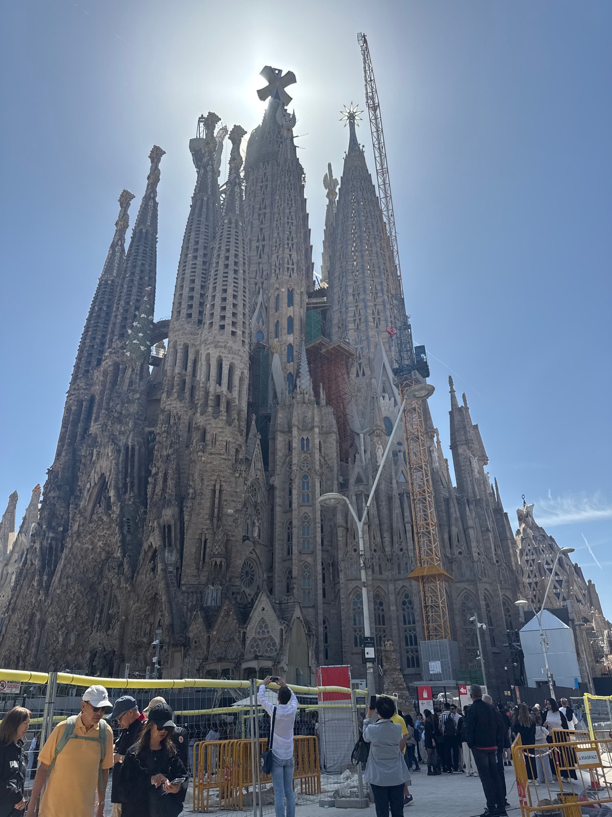 Construction continues at Barcelona's Sagrada Familia basilica