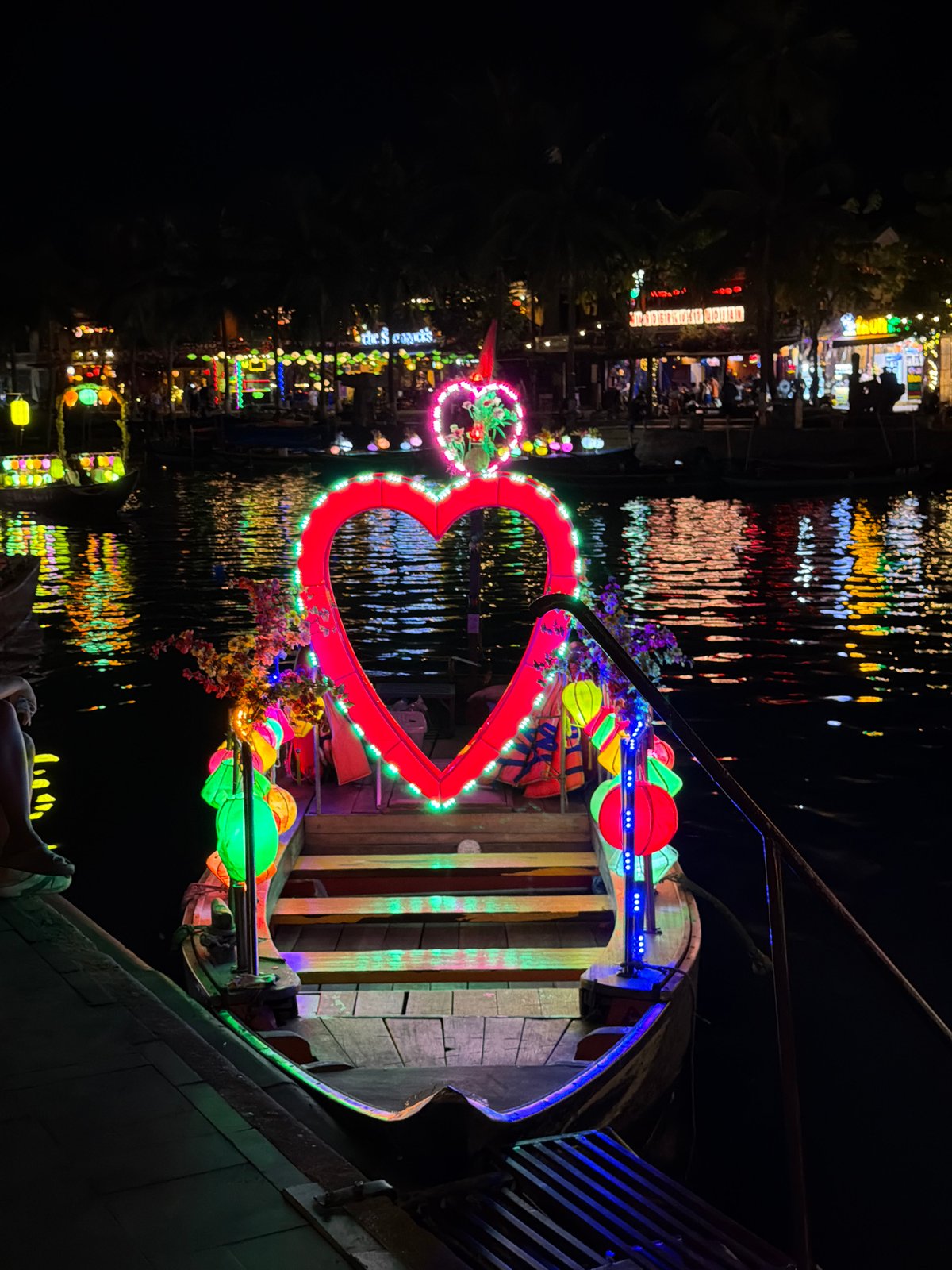 Hội An's lantern-lit waterways and streets captured during daytime hours