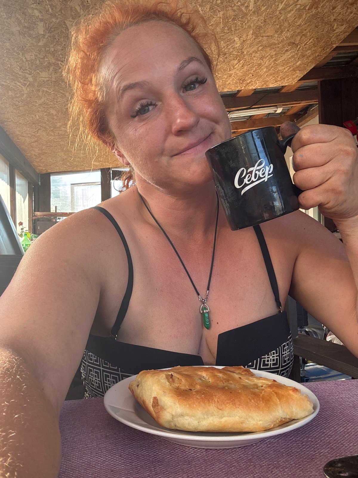 Homemade pie, roses, and a lazy summer afternoon in Chaikovsky