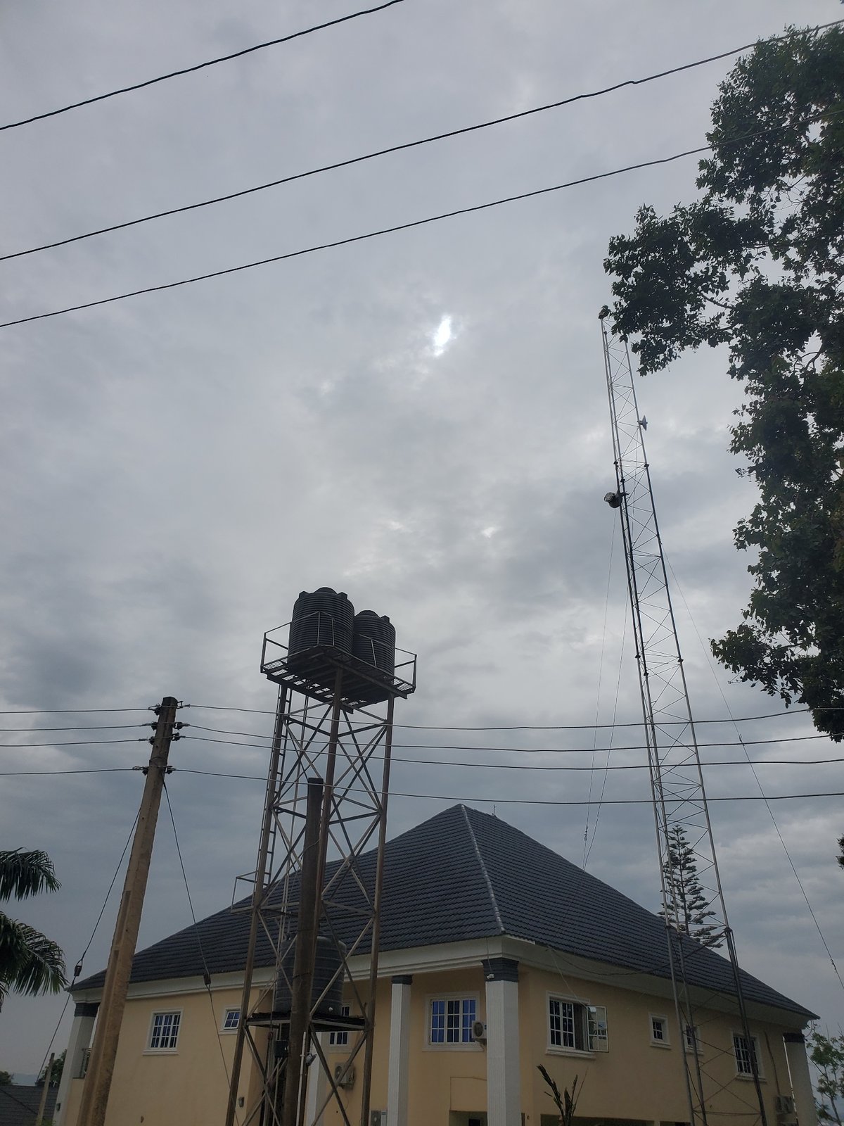 Morning scenes from residential Jos, Nigeria neighborhoods