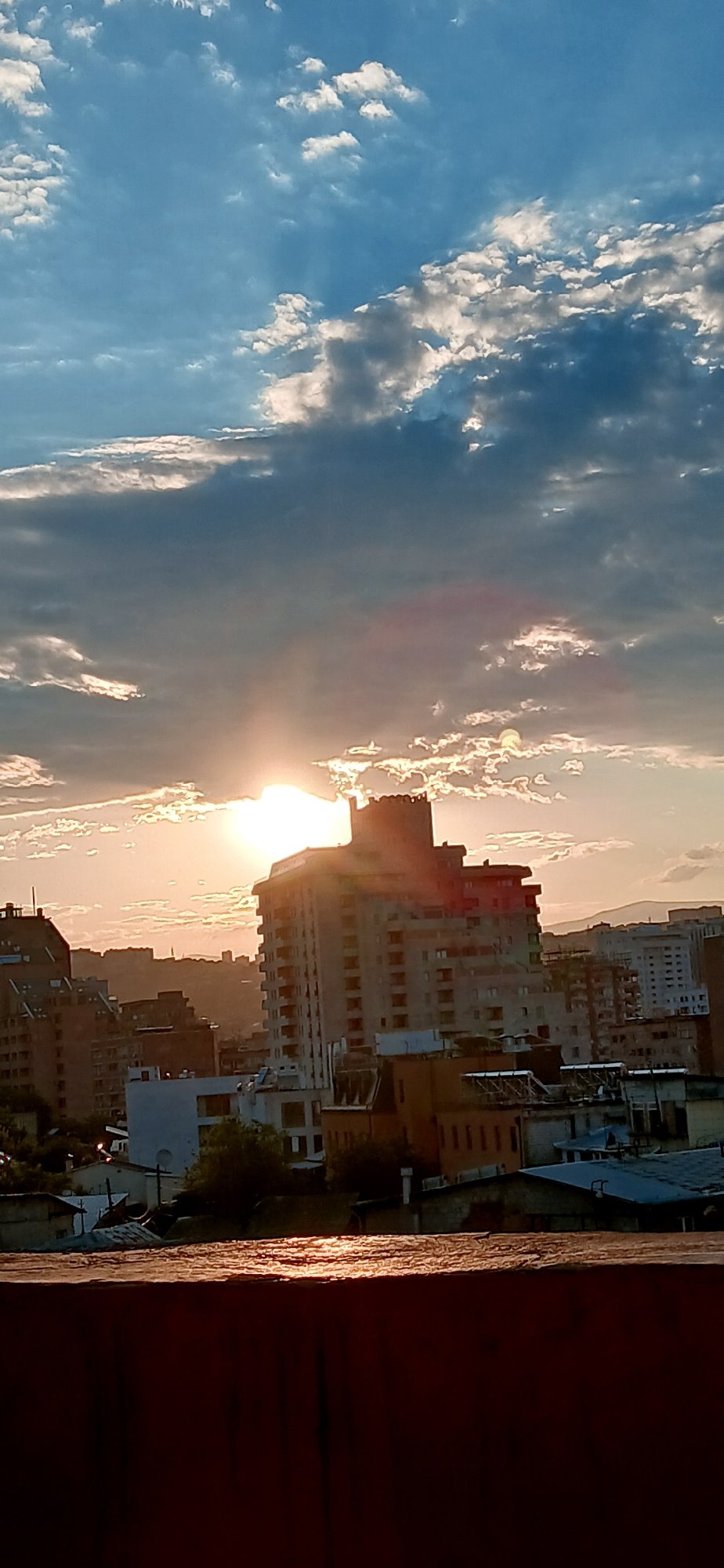 Evening documentation of Yerevan streets and skyline from multiple perspectives